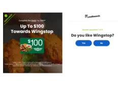 Spend $100 Towards Wingstop!