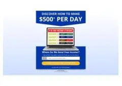 Start Making $500 Daily With A Range Of Income Sources Today!