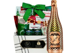 Send a peimium Beau joie champagne gift basket Fast USA Delivery