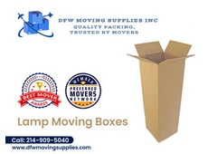 Protect Your Fragile Tall Items with Lamp Moving Boxes