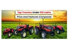 Top Farm Tractors Under ₹10 Lakhs | Features & Tractor Prices