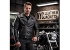 100% Real Leather Men’s Biker Jackets – Shop Premium Quality at NYC Leather Jackets
