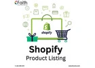 Shopify Product Data Entry Services to Organize Catalogs