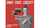 snapchat cheating