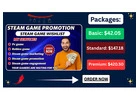 Steam Game Wishlist Boost Organically with Expert Promotion Services