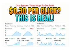 Earn Up to $0.35/Click — Your Affiliate System Is Ready to Roll