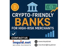Crypto-Friendly Banks for High-Risk Merchants