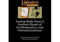 Custom Made Pens: A Perfect Blend of Craftsmanship and Personalization