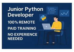 Junior Python Developer - Paid Training, No Experience Needed