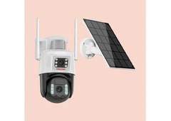 Experience 360° Protection with the Ultimate Solar Security Camera!