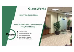 Heavy All Glass Doors | Perfect Blend of Strength and Beauty