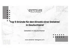 Top 5 Gründe für den Einsatz einer Detektei in Deutschland