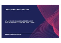 Warum sich ein Jobangebot in der Gastronomie Kassel für dich lohnt