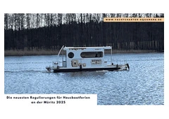 Die neuesten Regulierungen für Hausbootferien an der Müritz 2025