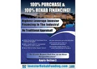INVESTOR 100% FIX & FLIP FINANCING - Up To $2,000,000.00 with 680+ Credit!
