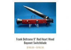 Find the extremely lightweight and compact Switchblade Knife available in two variants