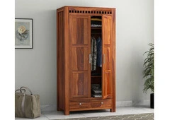 Sleek Wardrobe for Bedroom – Compact Wooden Cupboard for Clothes