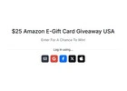 $25 Amazon E-Gift Card Drop — Enter for free in 60 Seconds! -CO
