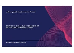 Entdecke dein neues Jobangebot in der Gastronomie Kassel