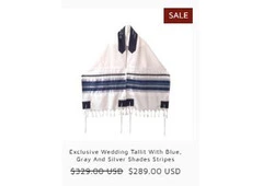 Celebrate Love and Faith with Exquisite Tallit Chuppah