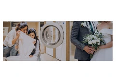 100% safe Wedding dresses Dry Cleaning with doorstep service