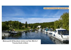 Motoryacht & Hausboot mieten auf der Müritz | Traumurlaub erleben