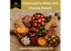 Elegant Board with Cheese and Meat for Gourmet Entertaining