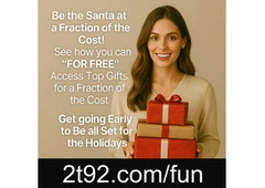 Be the Santa everyone raves about without draining your wallet!Be the Santa everyone raves about — w