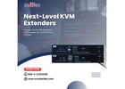 Save space and expenses for data centers using our remote KVM Extender over IP