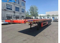 Container Semi Trailer Options: Flatbed, Skeleton, Side Loader | TRUCKMAN