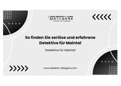 So finden Sie seriöse und erfahrene Detektive für Maintal