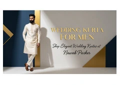 Wedding Kurta for Men – Shop Elegant Wedding Kurtas at Nawab Parker