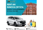 Innova Crysta Rental Jaipur | Hire & On Rent with Driver
