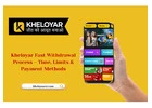 Kheloyar Fast Withdrawal Process – Time, Limits & Payment Methods