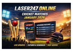 Laser247 Online Platform for Upcoming Cricket Matches in January 2026