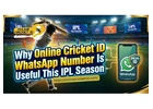 Why Online Cricket ID WhatsApp Number Is Useful This IPL Season