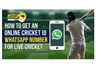 How to Get an Online Cricket ID WhatsApp Number for Live Cricket
