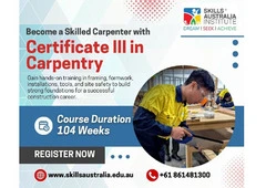 Get Certified with CPC30220 Certificate III in Carpentry Today!