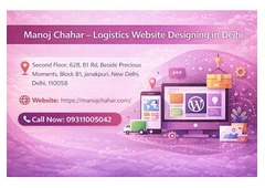Professional Logistics Website Designing in Delhi by Manoj Chahar