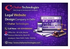 Professional Legal Website Design Company in Delhi – Chahar Technologies