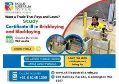 Start Your Career with Certificate III in Bricklaying – Limited Seats Open