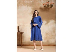 Latest Cutwork Embroidery Dress for Ladies