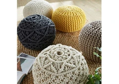 Trusted Poufs Manufacturer in Panipat & India | Competitive Prices
