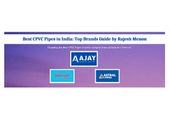 Best CPVC Pipes in India