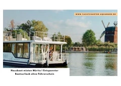 Hausboot mieten Müritz | Entspannter Bootsurlaub ohne Führerschein