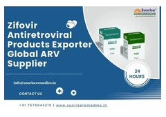 Zifovir Antiretroviral Products Exporter Global ARV Supplier