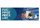 PVC Pipes Price List