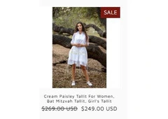 Celebrate The Spiritual Journey with Girls Tallit from Galilee Silks!