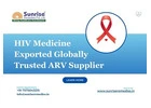 HIV Medicine Exported Globally Trusted ARV Supplier
