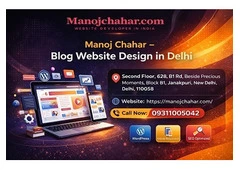 Custom Blog Website Design in Delhi for SEO-Friendly Blogging Platforms